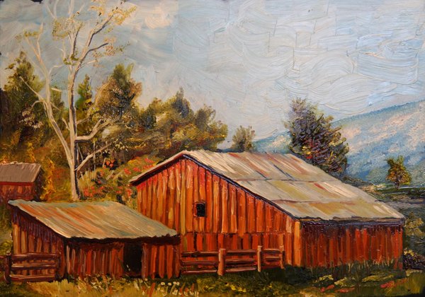 the old barn frank barlow 2010