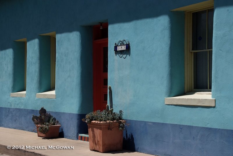 Blue, blue downtown Michael McGowan