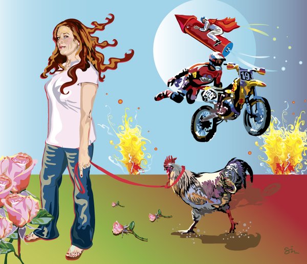Cock on a Leash: Shannah Zablow 2009 Sarah Green