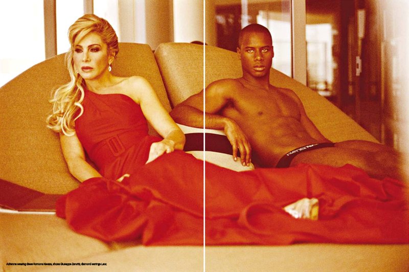 photography by Wolf189 for Kurv Magazine with Ms. Adrienne Maloof in editorial fashion style