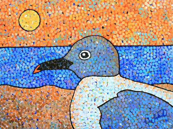 Seagull At Sunset 2005