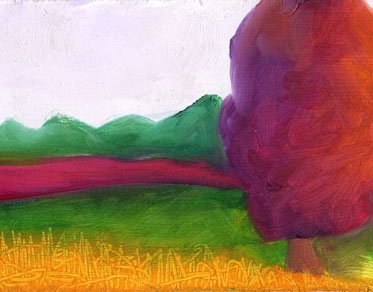 Landscape Blank Note Card all images copyright of Kelly Parker Designs
