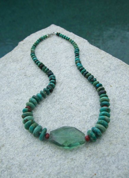 133 - Graduated Turquoise with Florite 2008